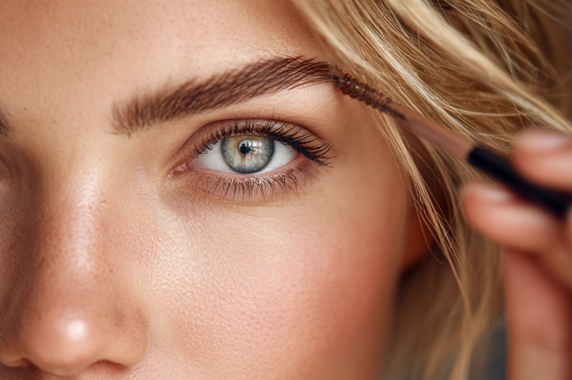 Dünne Augenbrauen dicker schminken