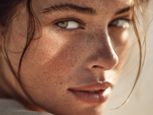 Sommersprossen abdecken